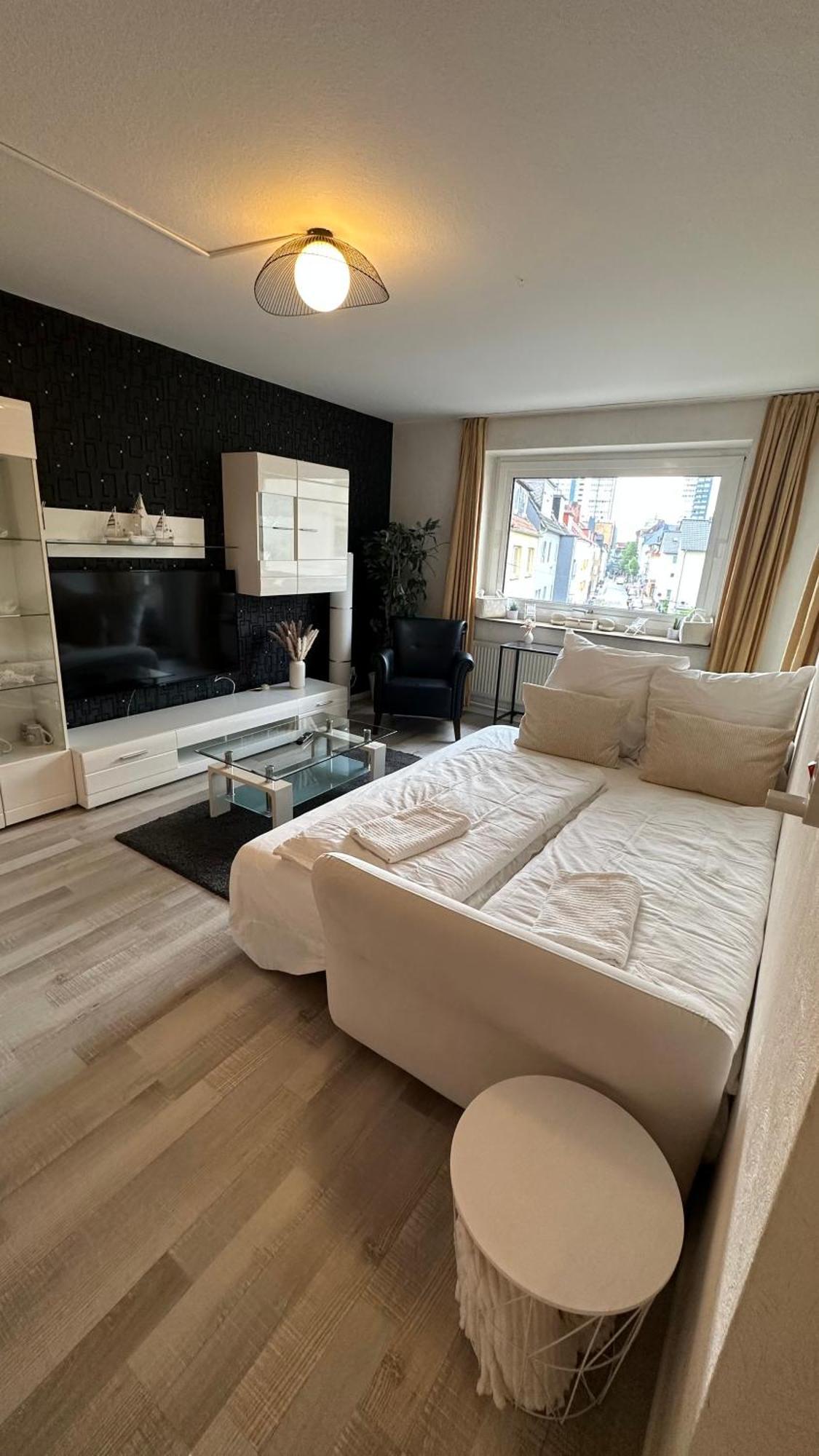 Fewo Am Deich 1 Zentral Mit Stadtblick Und Kontaktloser Check In Bremerhaven Ngoại thất bức ảnh